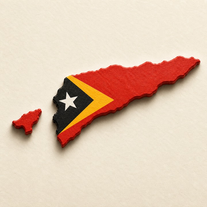 Timor-Leste country outline