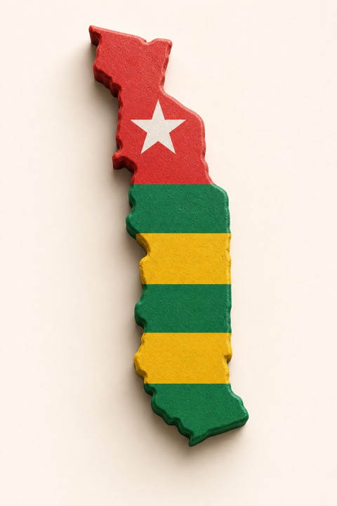 Togo country outline