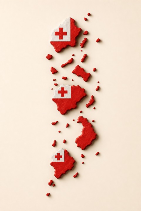Tonga country outline