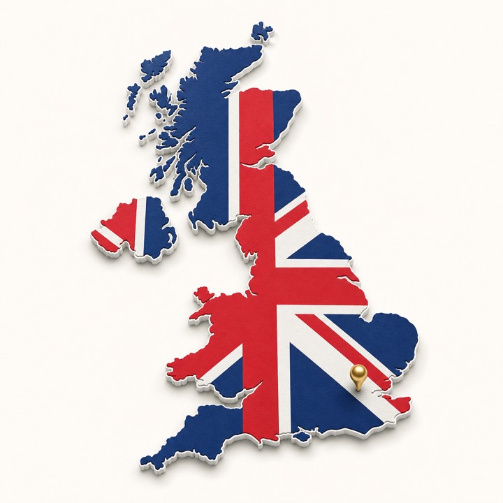 United Kingdom country outline