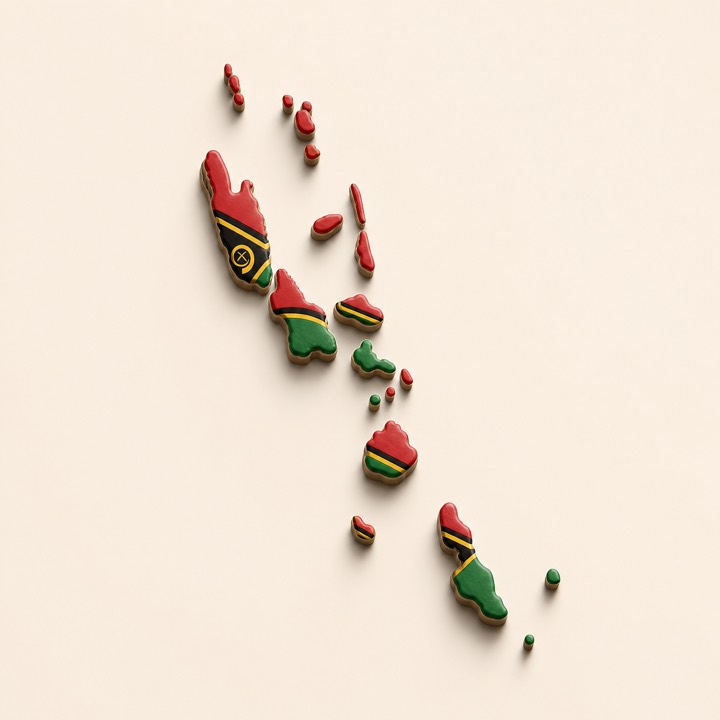Vanuatu country outline