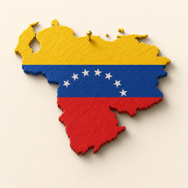 Venezuela country outline